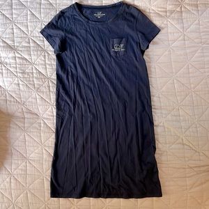 Vineyard Vines whale T-shirt dress Navy XXS